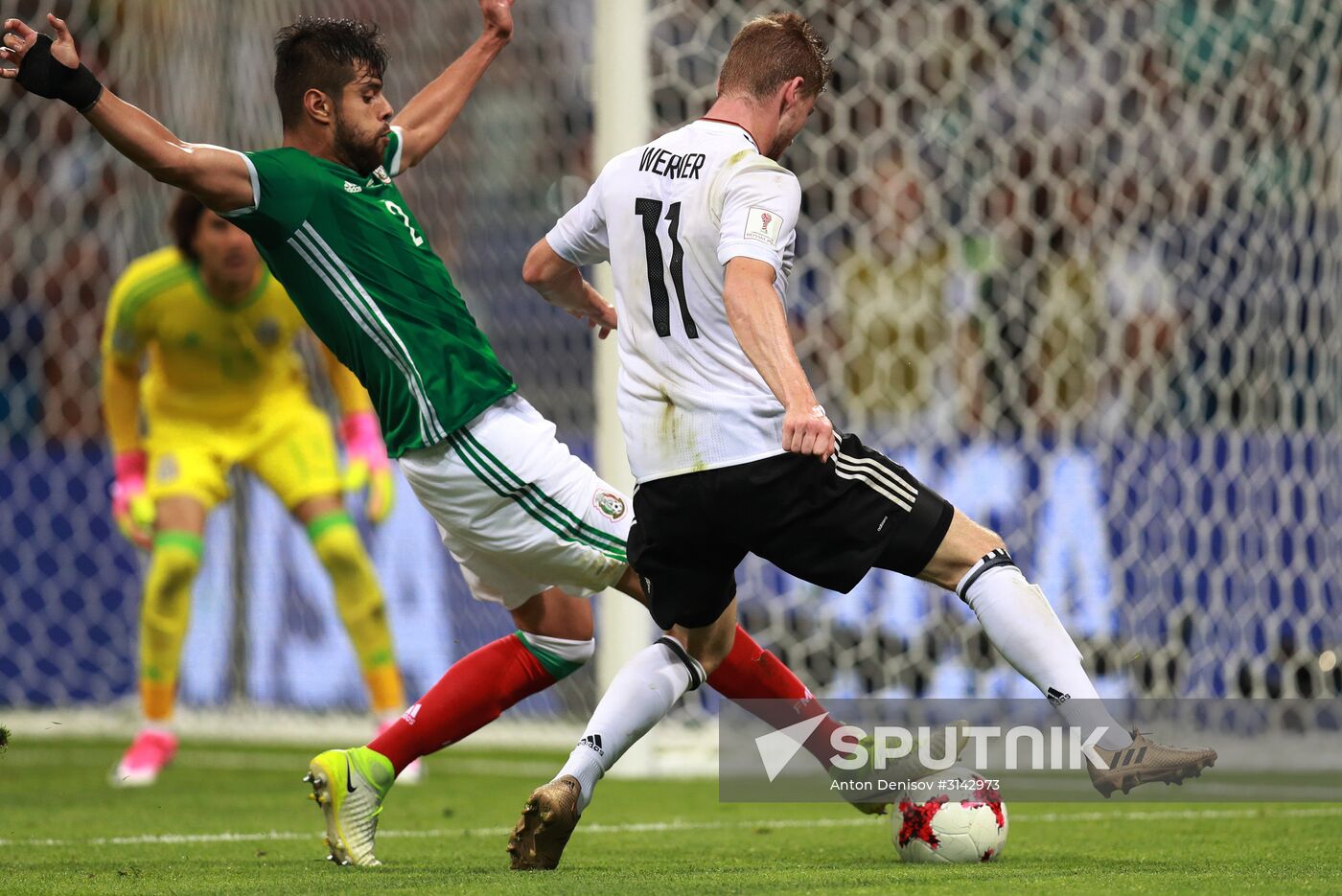 Football. 2017 FIFA Confederations Cup. Germany vs. Mexico