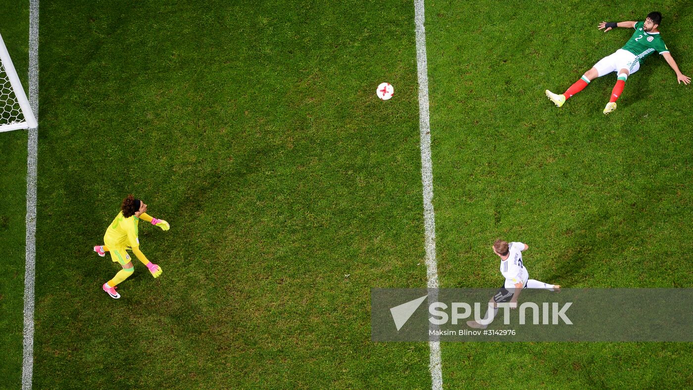 Football. 2017 FIFA Confederations Cup. Germany vs. Mexico