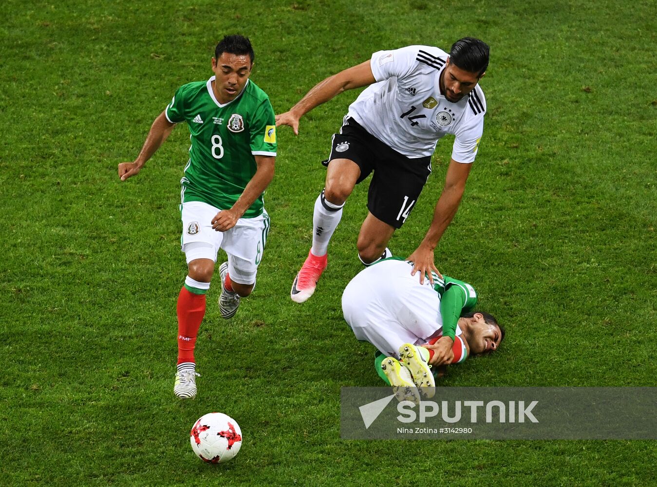 Football. 2017 FIFA Confederations Cup. Germany vs. Mexico