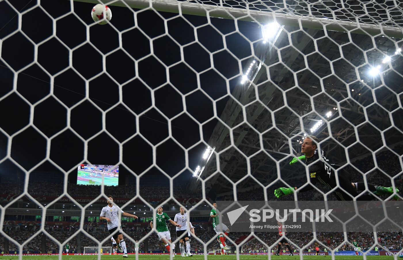 Football. 2017 FIFA Confederations Cup. Germany vs. Mexico