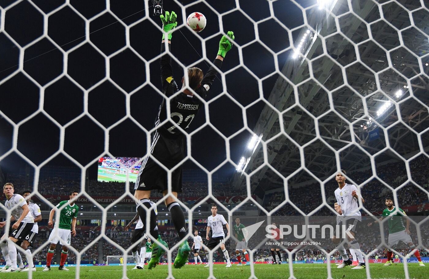 Football. 2017 FIFA Confederations Cup. Germany vs. Mexico