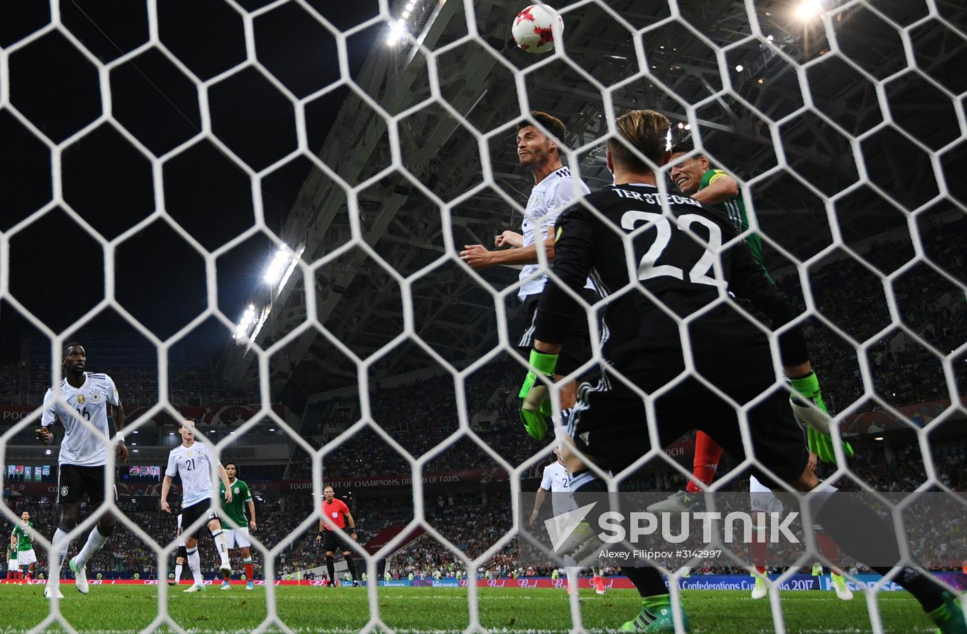 Football. 2017 FIFA Confederations Cup. Germany vs. Mexico