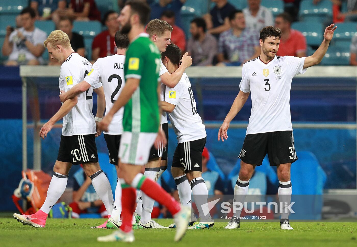 Football. 2017 FIFA Confederations Cup. Germany vs. Mexico