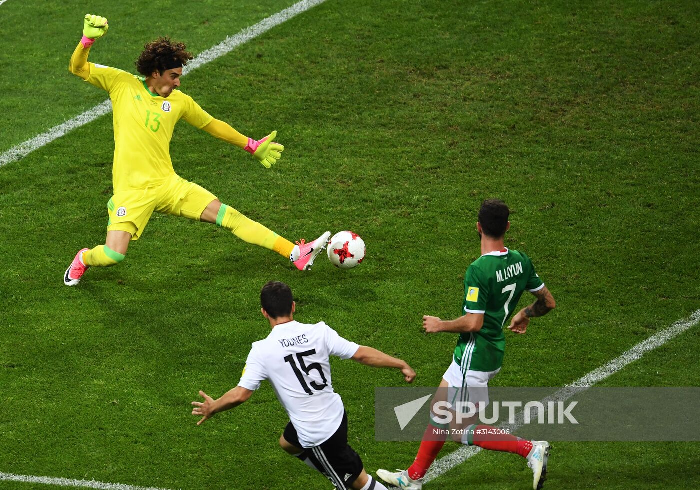 Football. 2017 FIFA Confederations Cup. Germany vs. Mexico