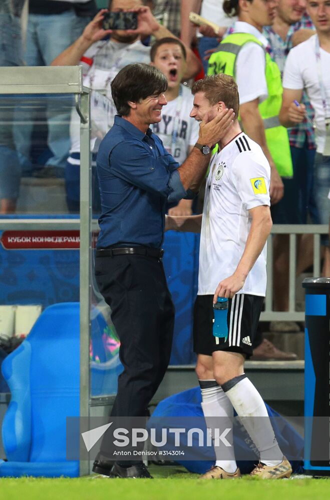 Football. 2017 FIFA Confederations Cup. Germany vs. Mexico