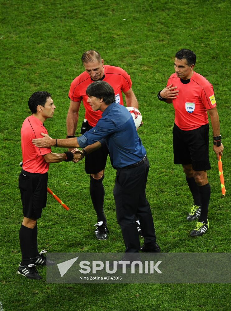 Football. 2017 FIFA Confederations Cup. Germany vs. Mexico