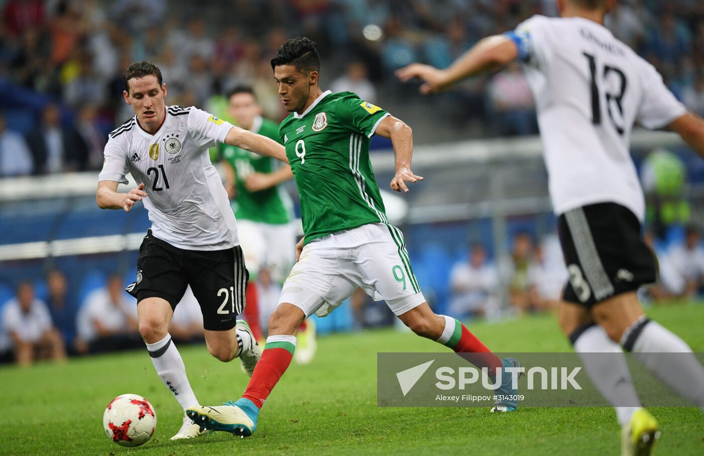 Football. 2017 FIFA Confederations Cup. Germany vs. Mexico