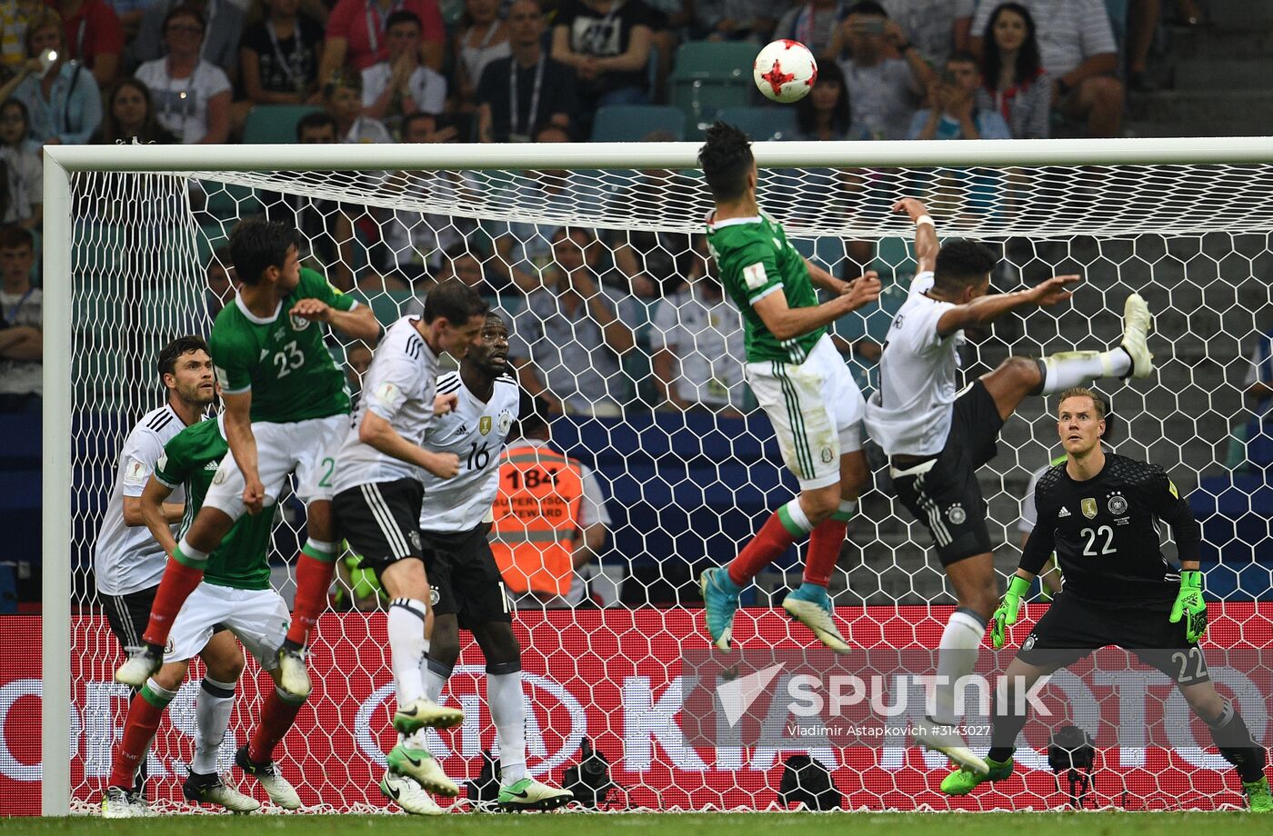 Football. 2017 FIFA Confederations Cup. Germany vs. Mexico