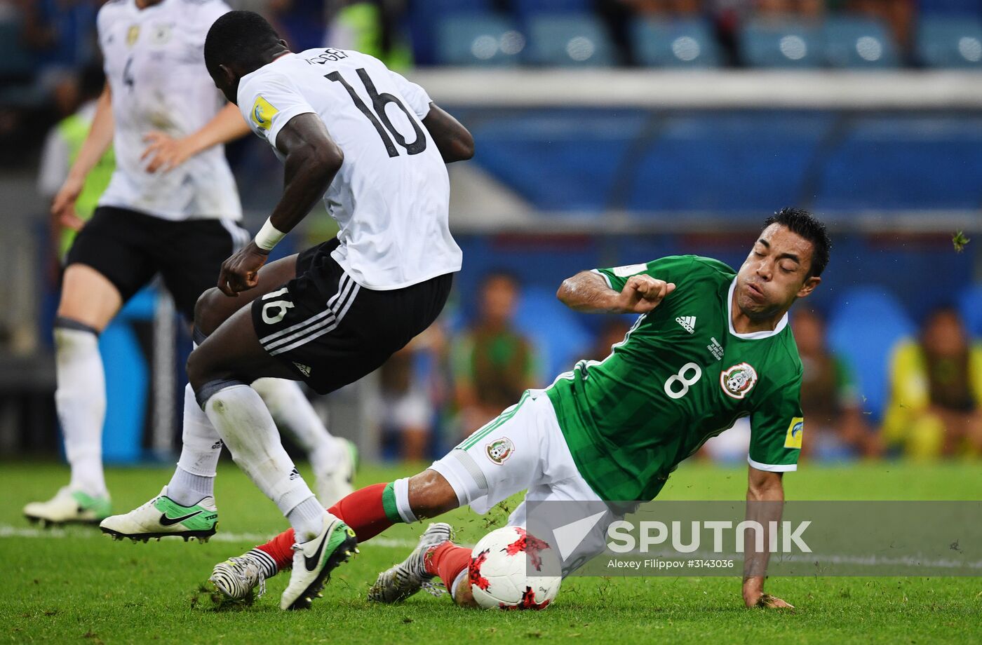 Football. 2017 FIFA Confederations Cup. Germany vs. Mexico