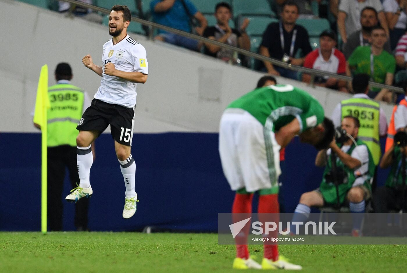 Football. 2017 FIFA Confederations Cup. Germany vs. Mexico