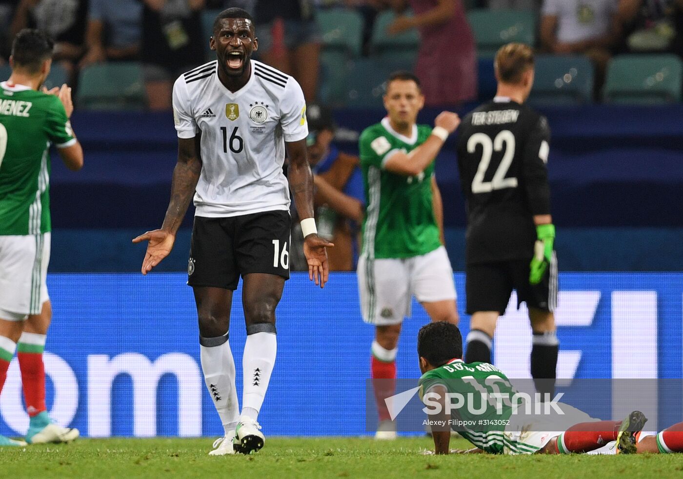 Football. 2017 FIFA Confederations Cup. Germany vs. Mexico