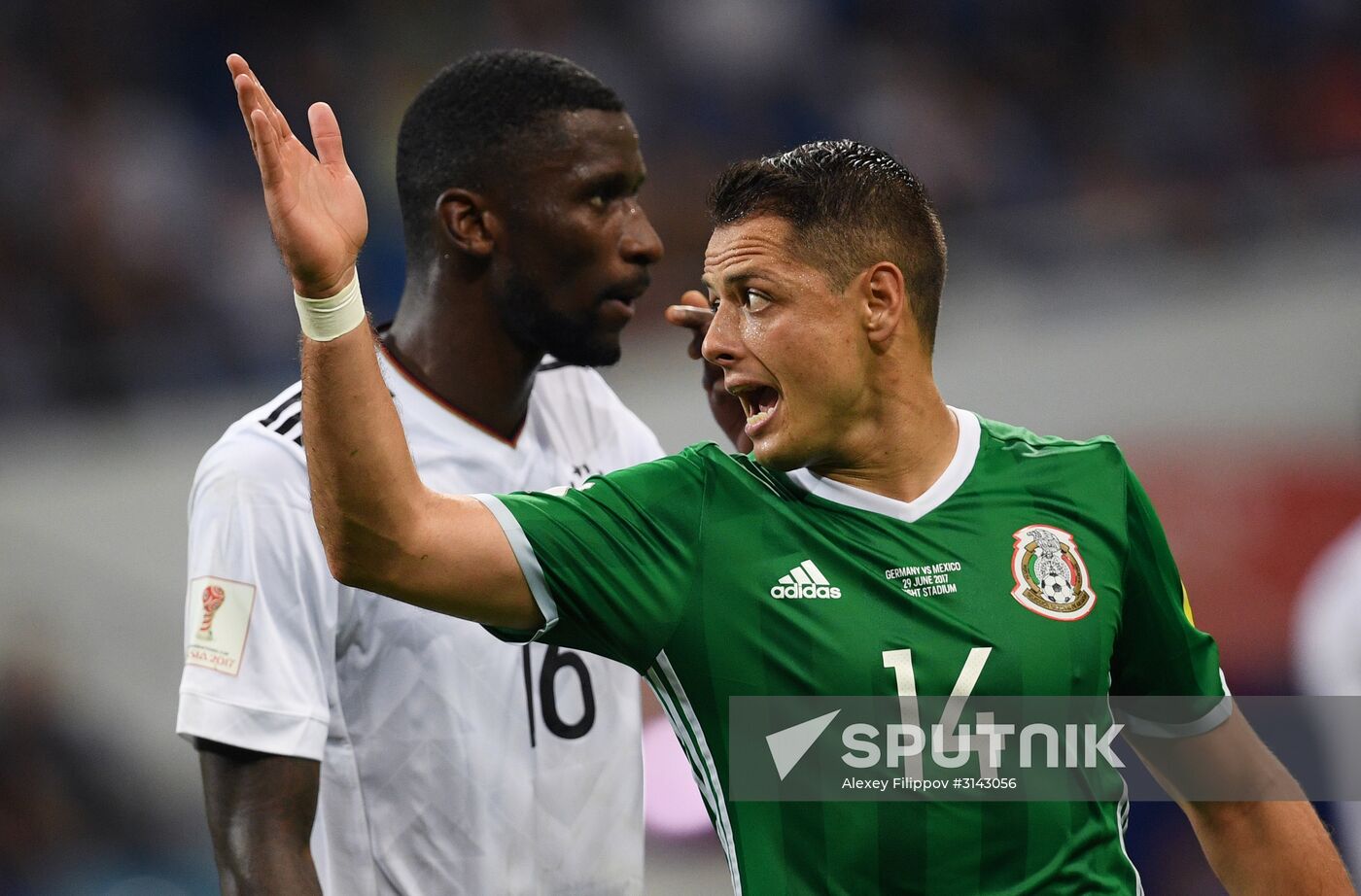 Football. 2017 FIFA Confederations Cup. Germany vs. Mexico