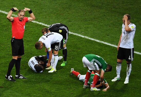 Football. 2017 FIFA Confederations Cup. Germany vs. Mexico