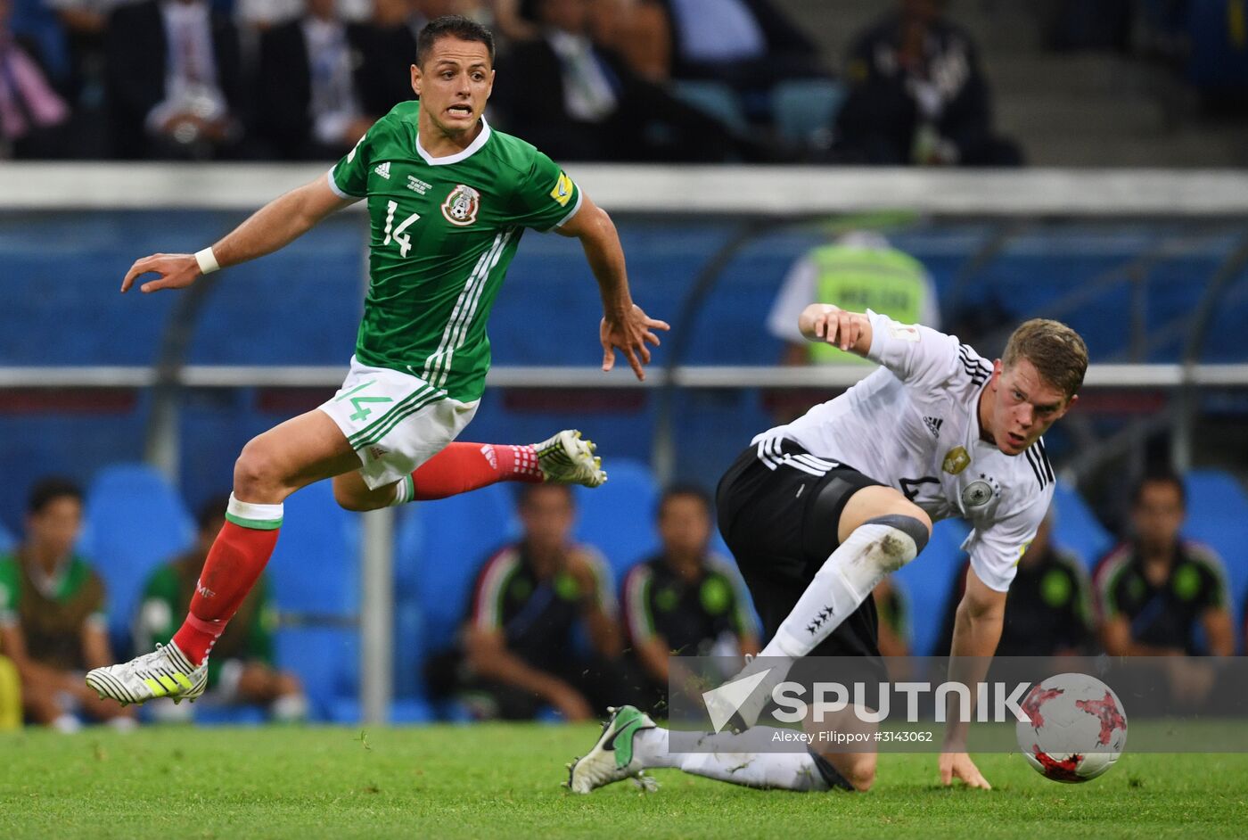 Football. 2017 FIFA Confederations Cup. Germany vs. Mexico