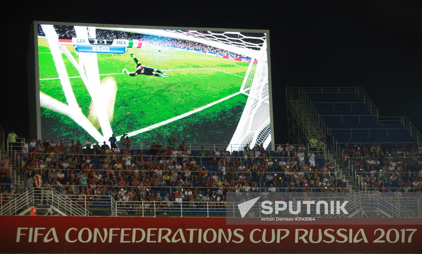 Football. 2017 FIFA Confederations Cup. Germany vs. Mexico