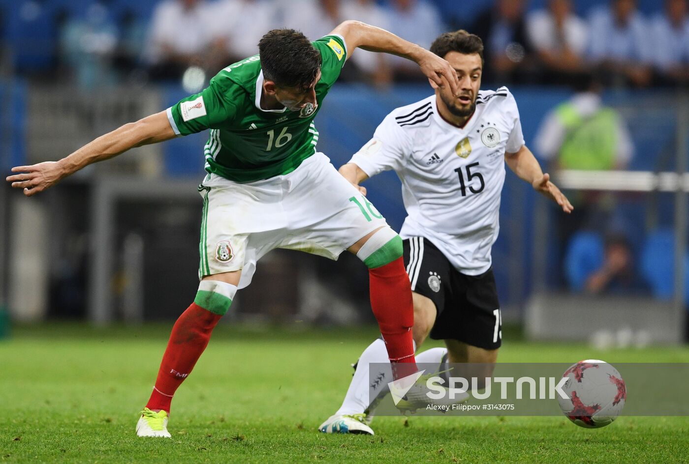 Football. 2017 FIFA Confederations Cup. Germany vs. Mexico