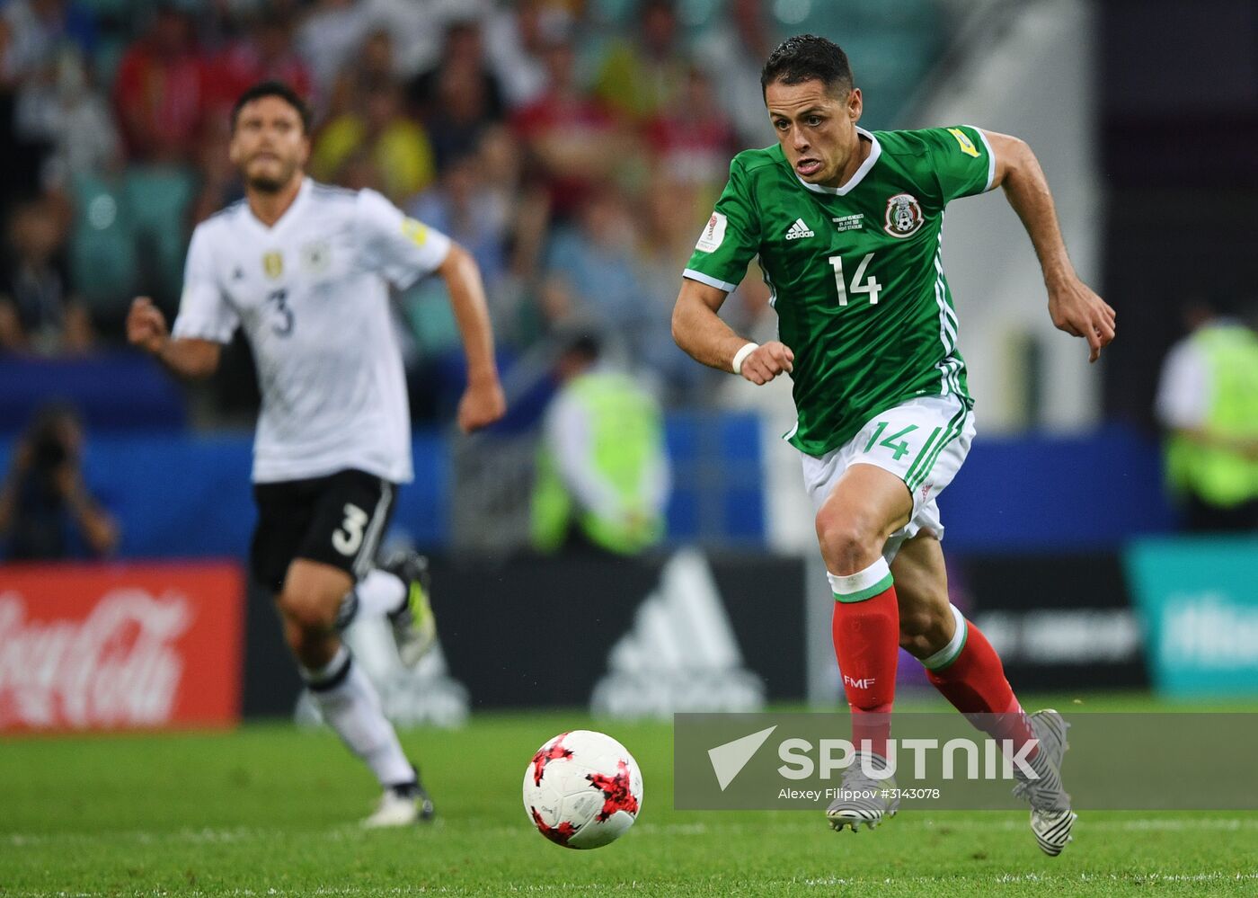 Football. 2017 FIFA Confederations Cup. Germany vs. Mexico