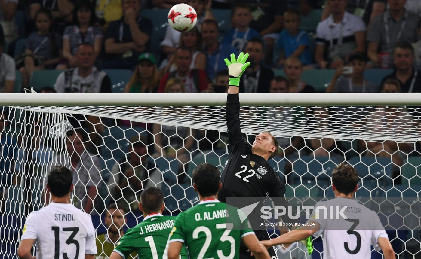 Football. 2017 FIFA Confederations Cup. Germany vs. Mexico