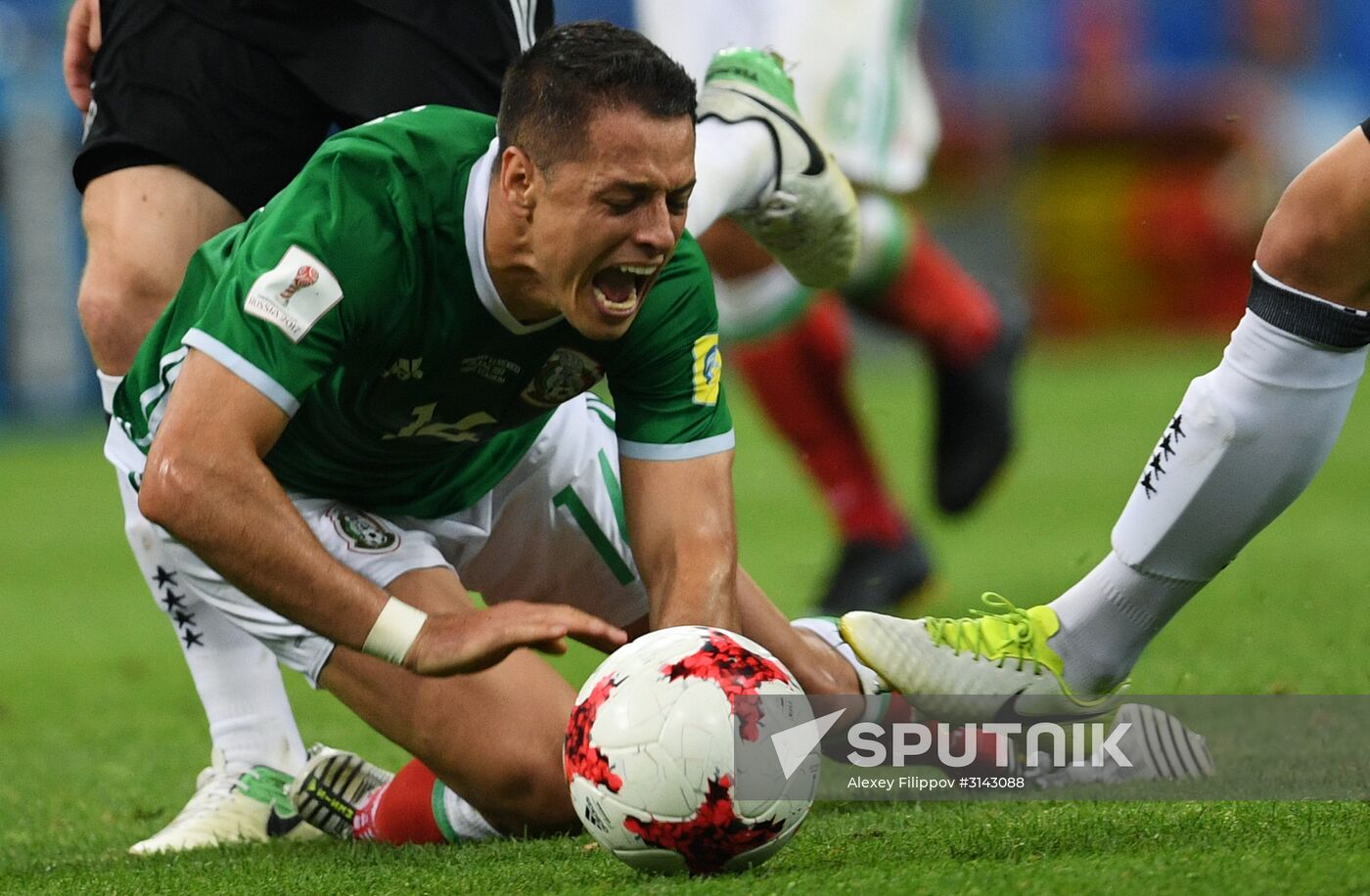 Football. 2017 FIFA Confederations Cup. Germany vs. Mexico