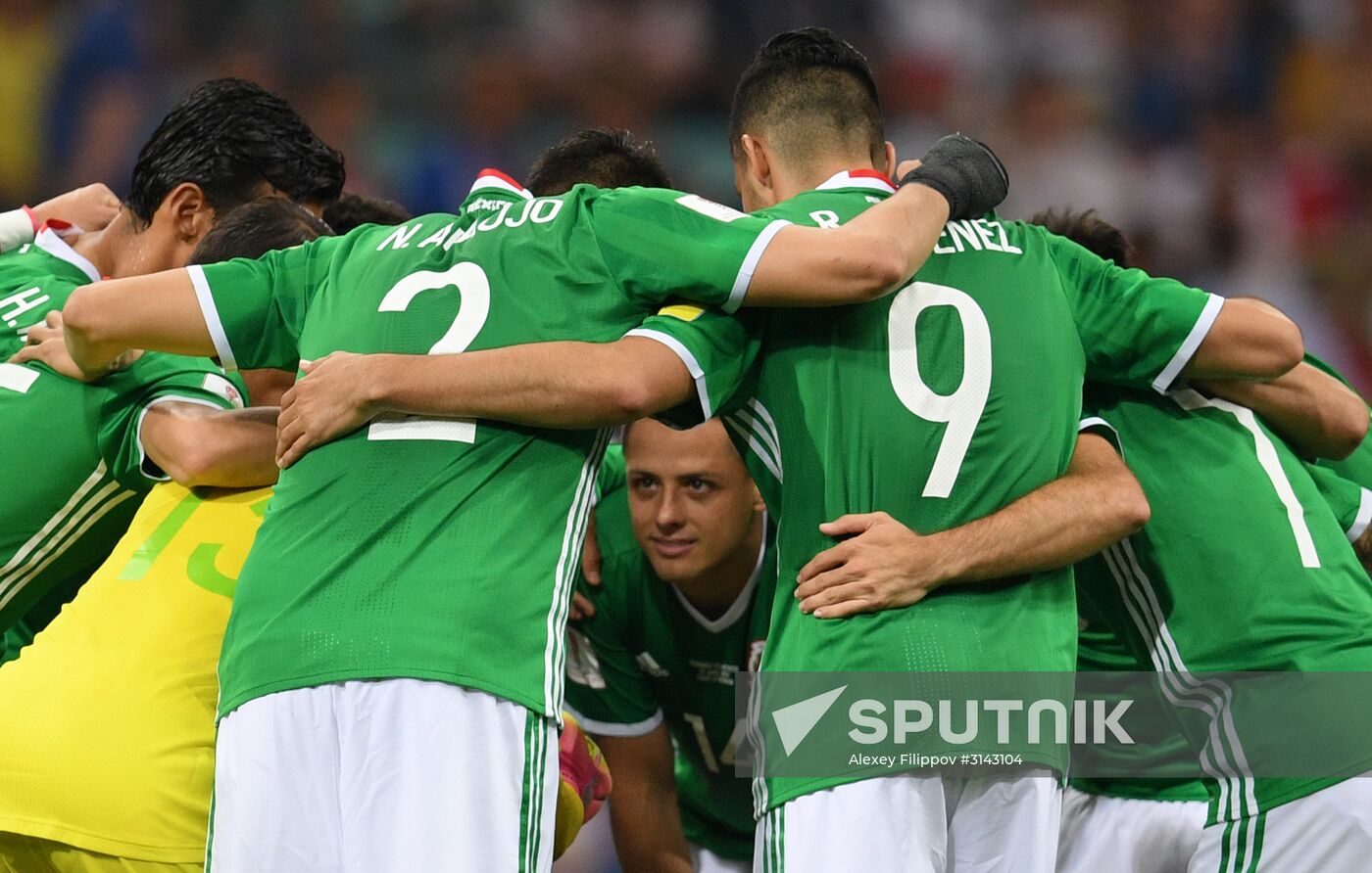 Football. 2017 FIFA Confederations Cup. Germany vs. Mexico