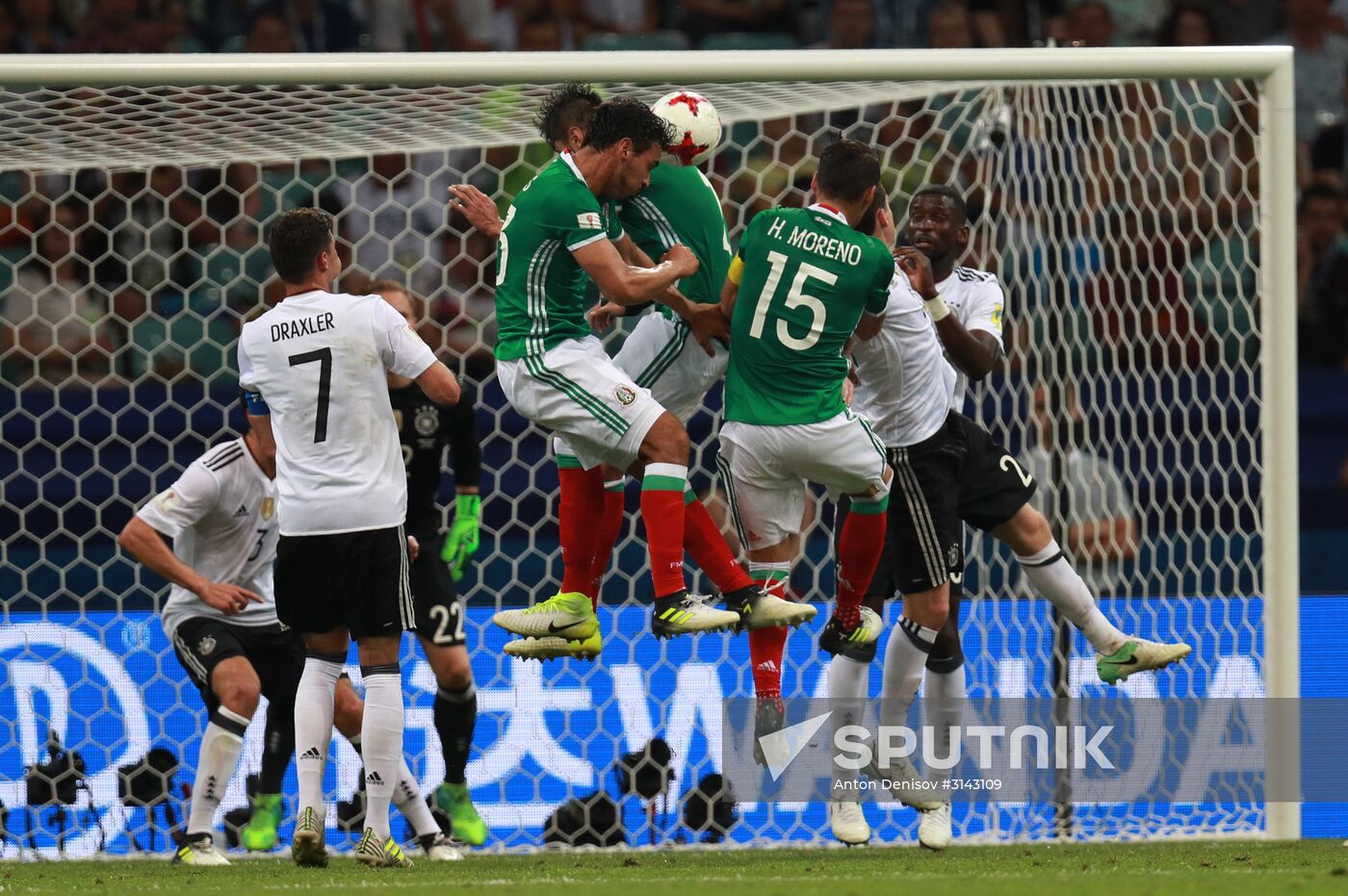 Football. 2017 FIFA Confederations Cup. Germany vs. Mexico