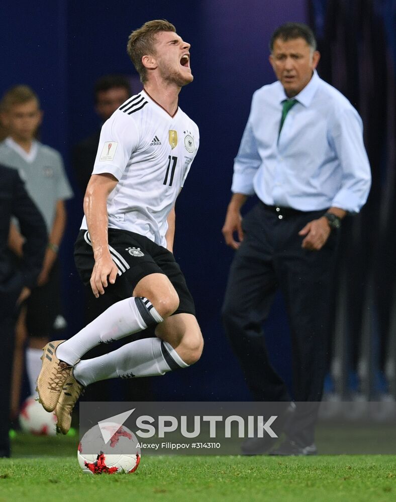 Football. 2017 FIFA Confederations Cup. Germany vs. Mexico