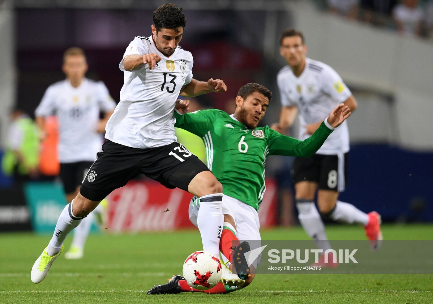 Football. 2017 FIFA Confederations Cup. Germany vs. Mexico