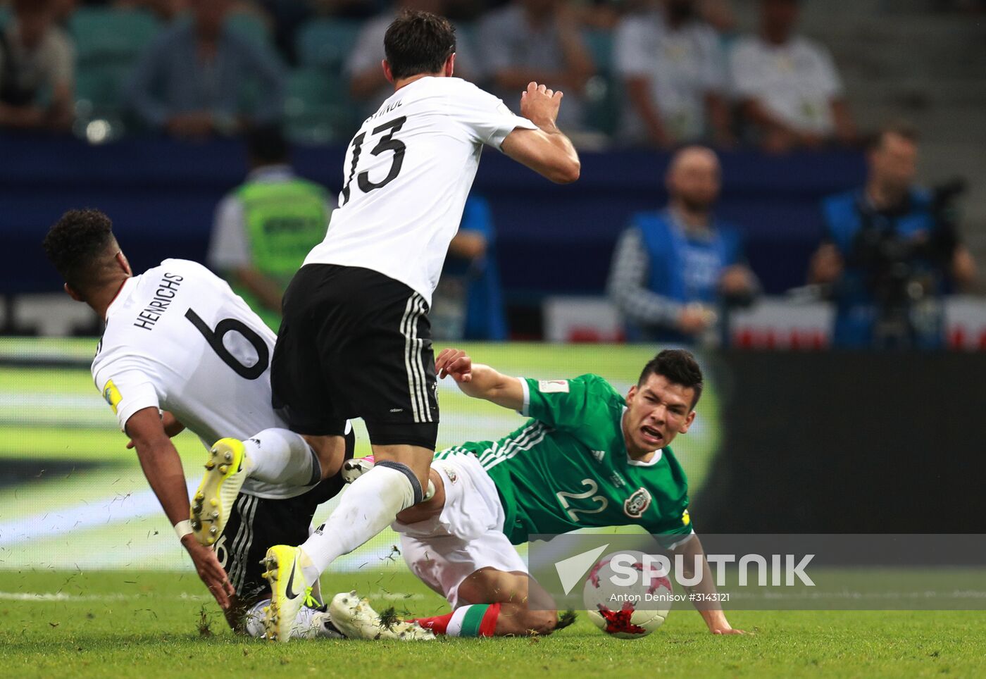Football. 2017 FIFA Confederations Cup. Germany vs. Mexico