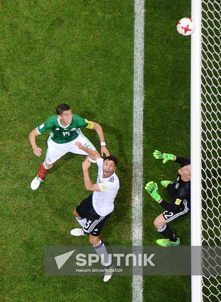 Football. 2017 FIFA Confederations Cup. Germany vs. Mexico