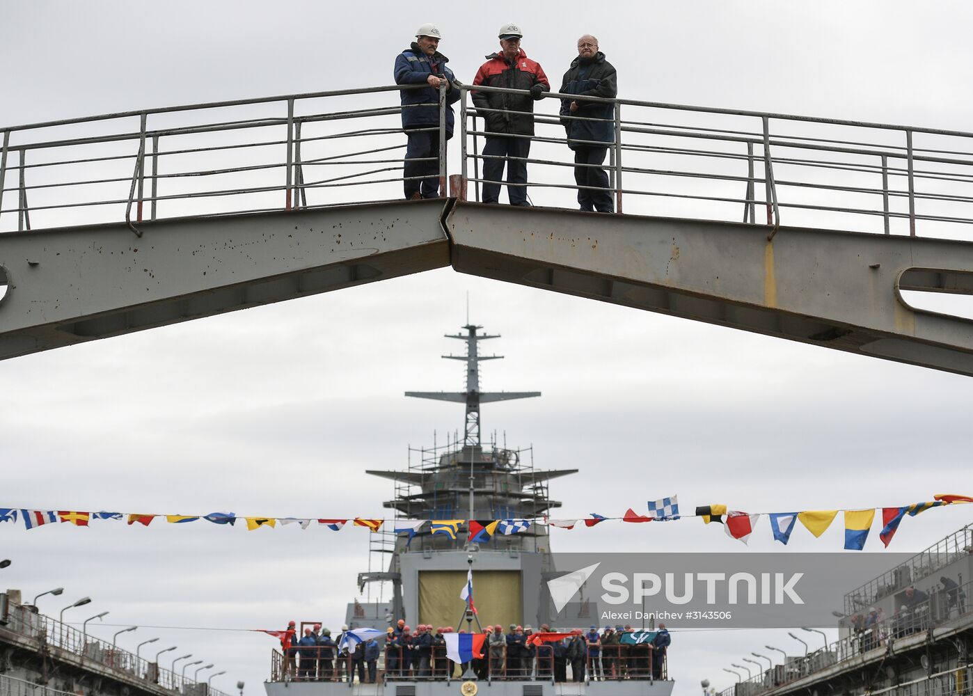 St. Petersburg's Northern Shipyard launches the Gremyashchy corvette