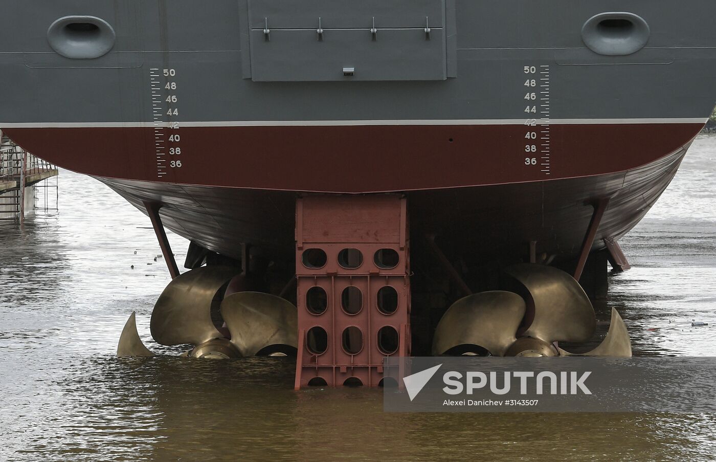 St. Petersburg's Northern Shipyard launches the Gremyashchy corvette