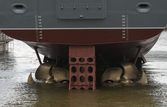 St. Petersburg's Northern Shipyard launches the Gremyashchy corvette