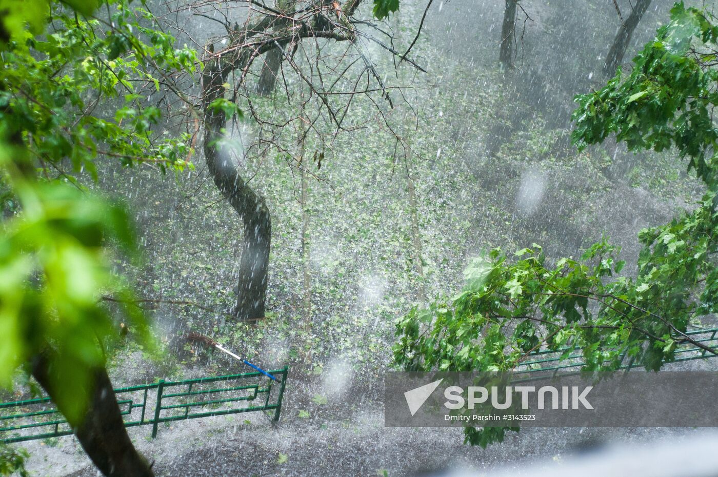 Rain in Moscow