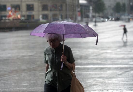 Rain in Moscow