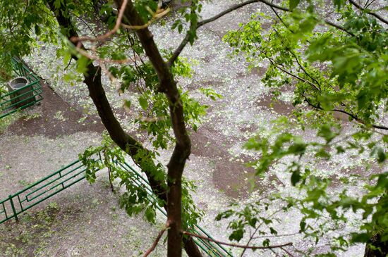 Rain in Moscow