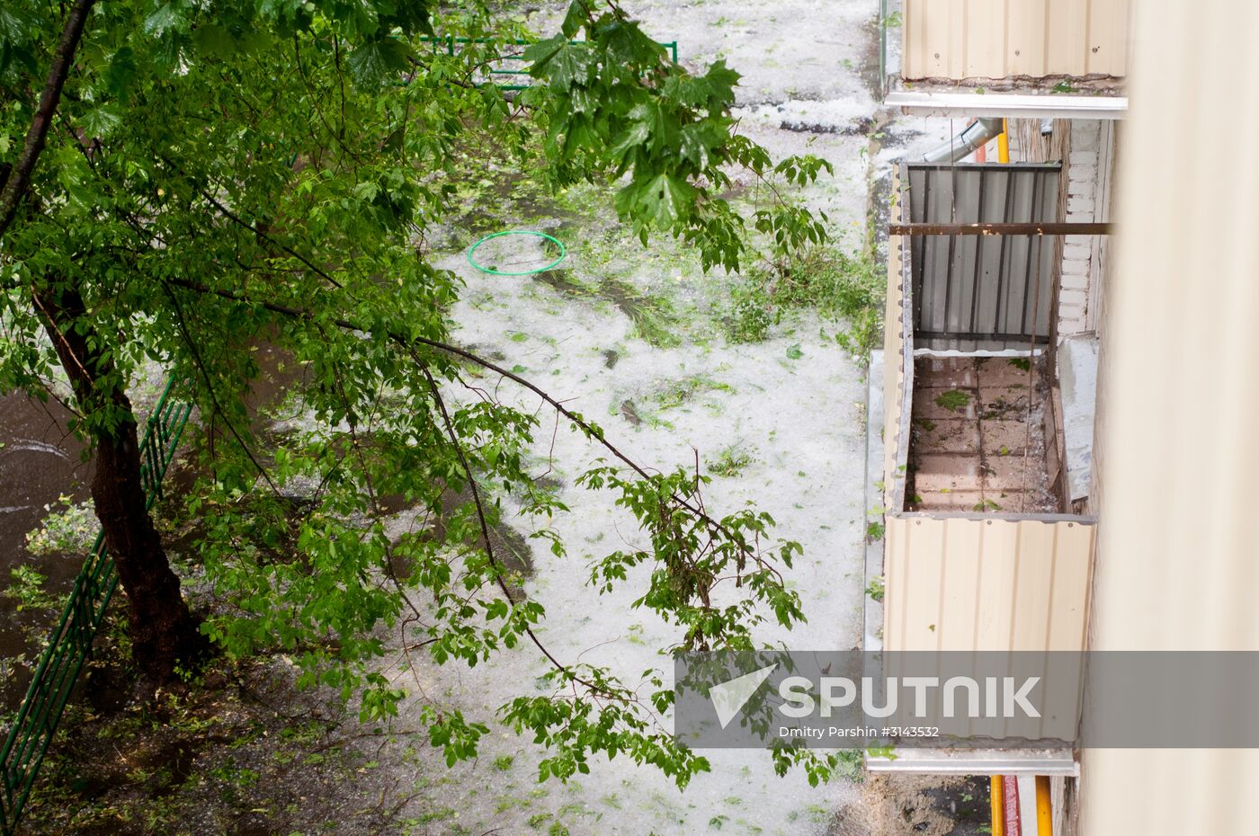 Rain in Moscow