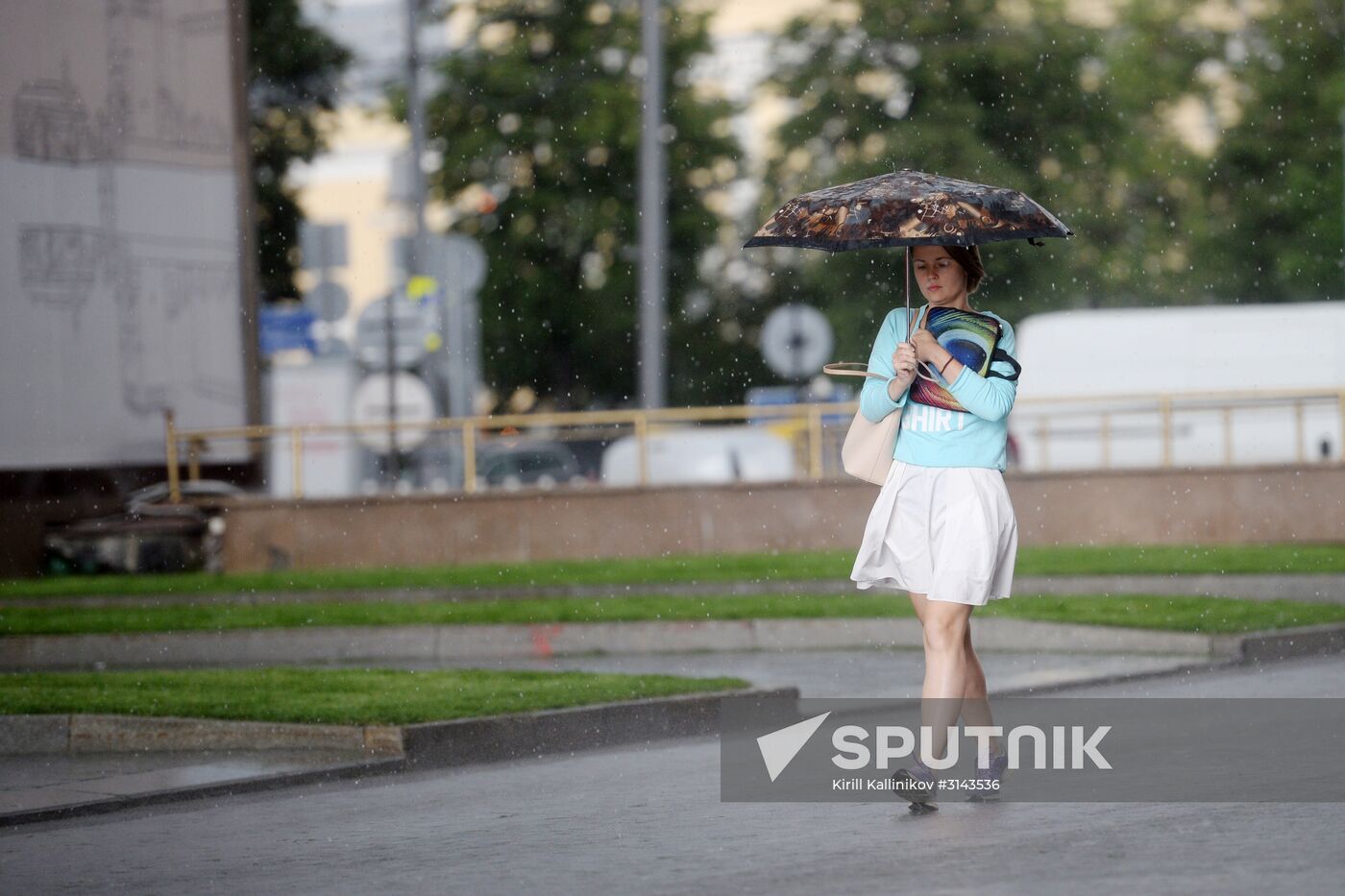 Rain in Moscow