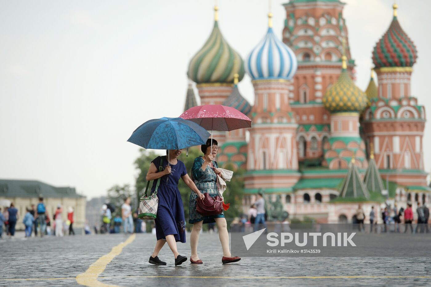 Rain in Moscow