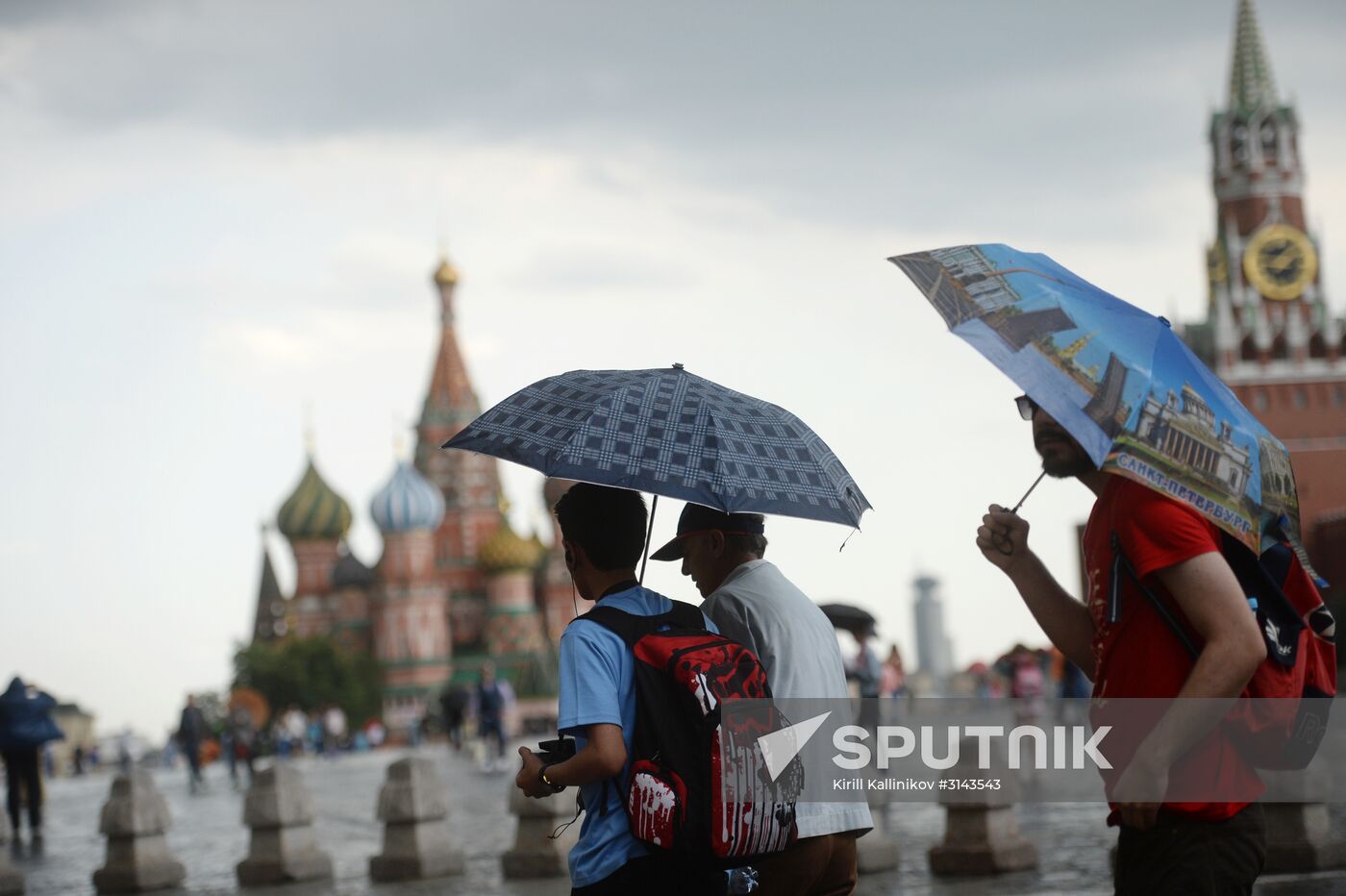 Rain in Moscow