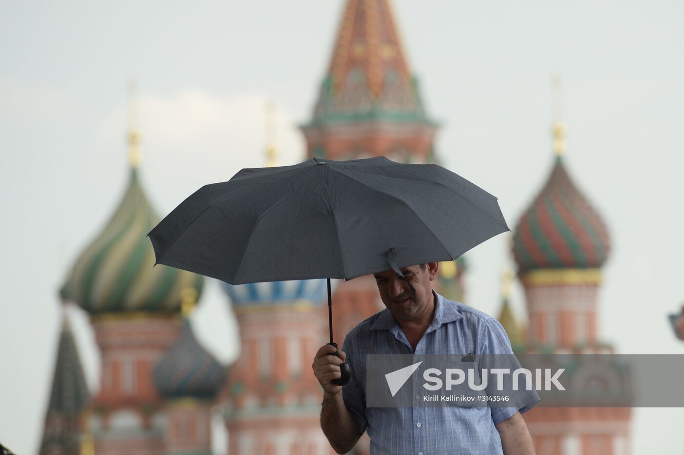 Rain in Moscow