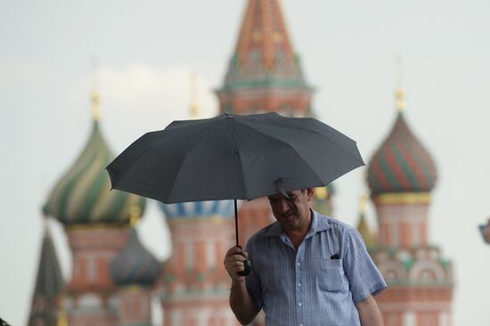 Rain in Moscow
