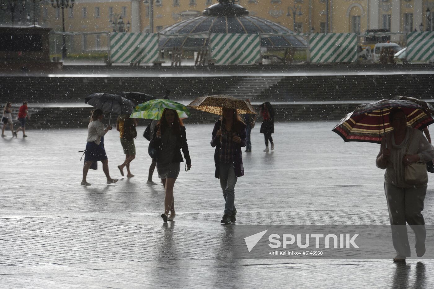 Rain in Moscow