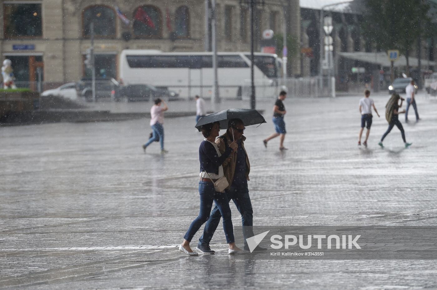 Rain in Moscow