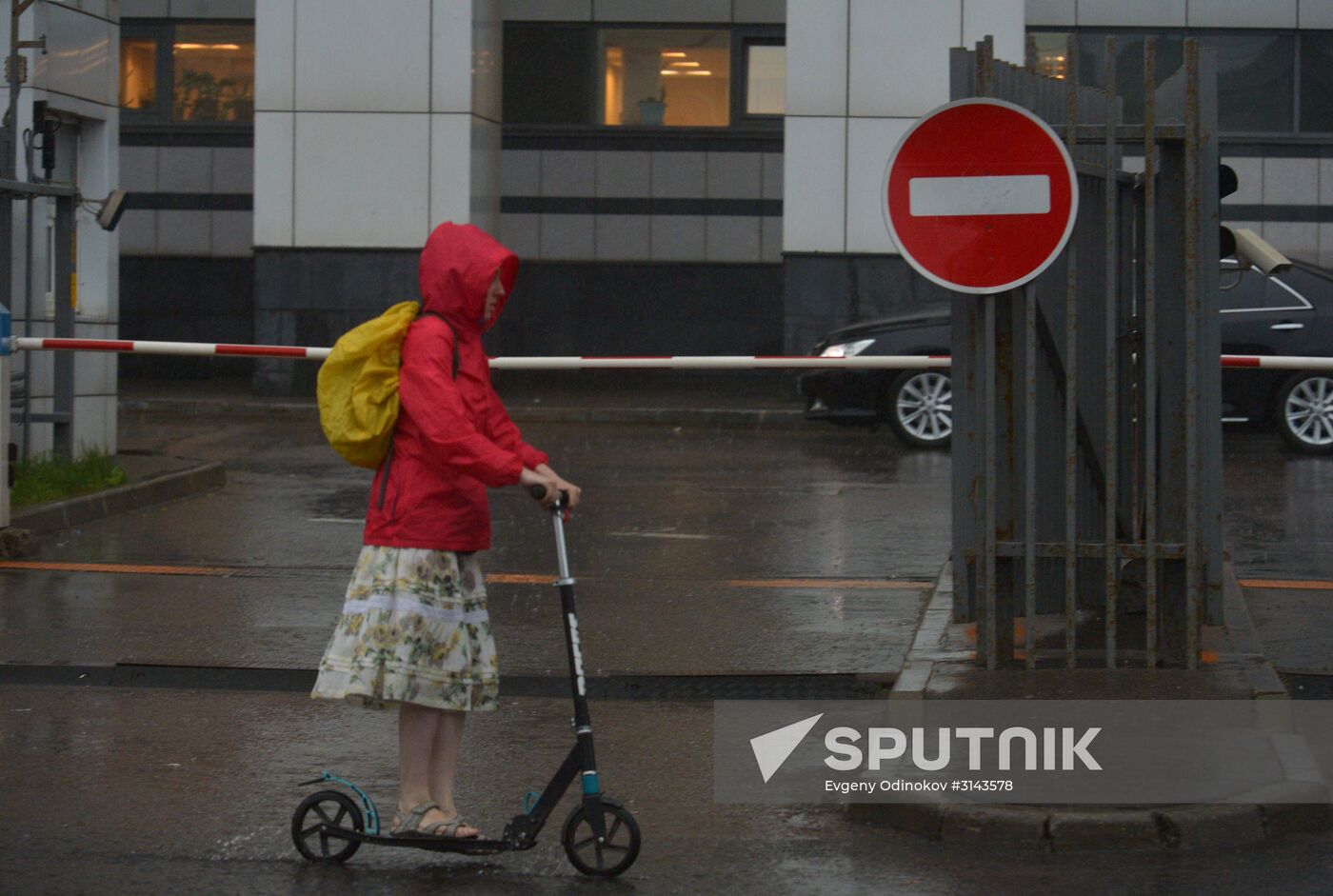 Rain in Moscow