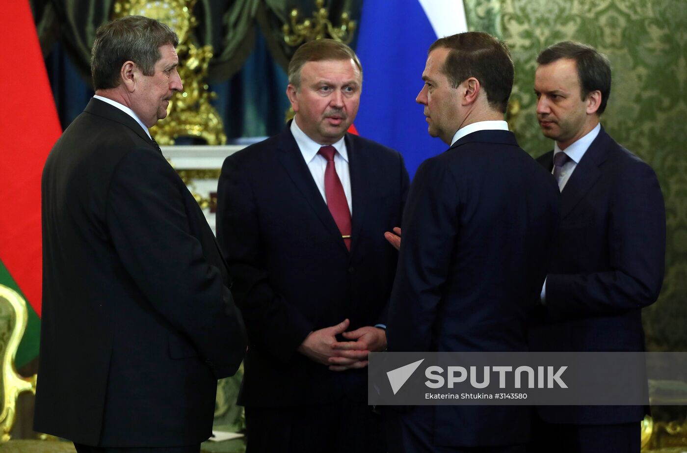 President of Russia Putin meets with Belarus President Lukashenko