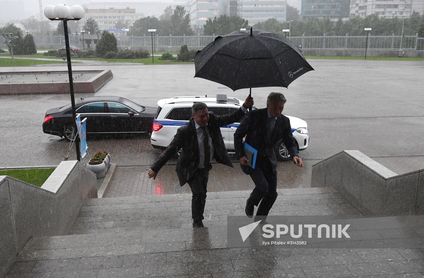 Rain in Moscow