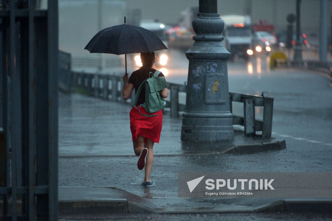 Rain in Moscow
