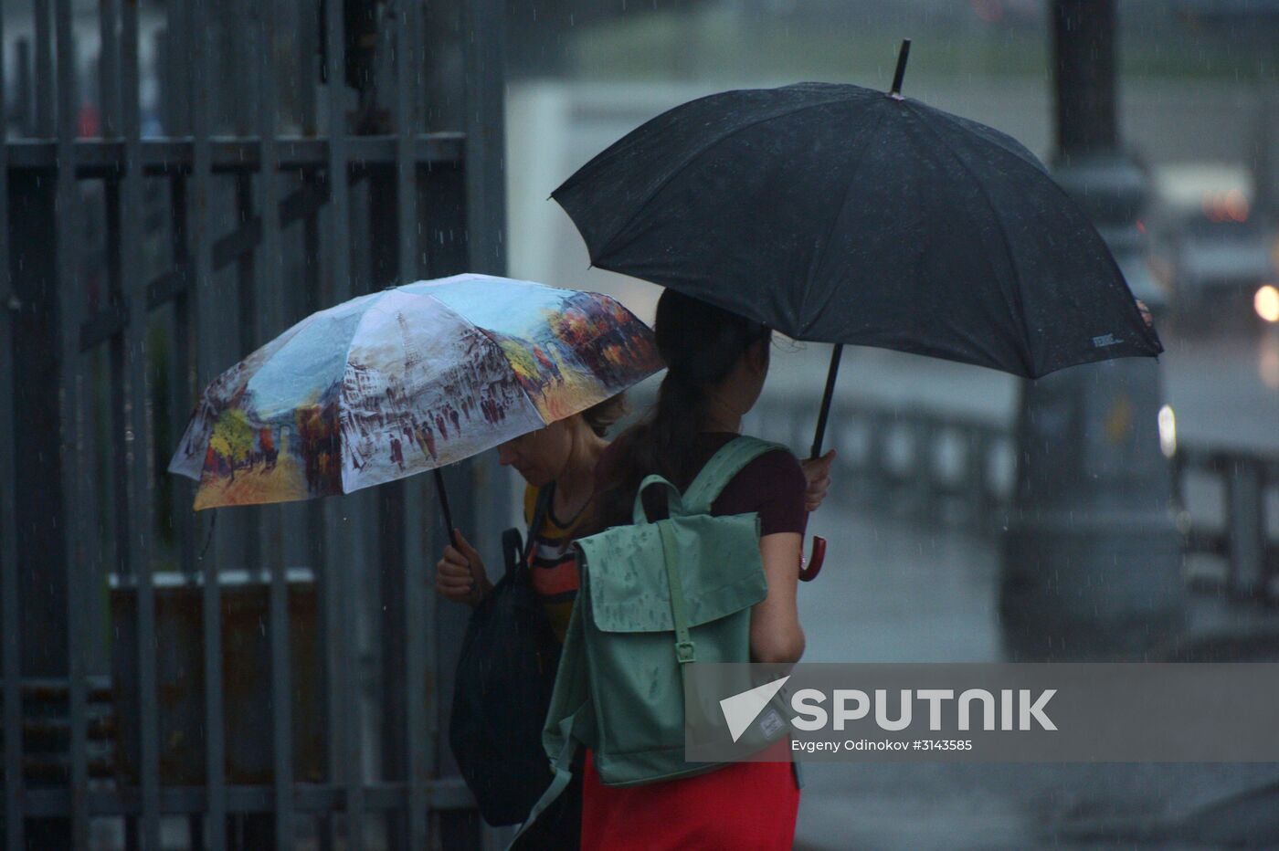 Rain in Moscow