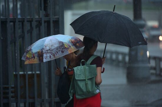 Rain in Moscow