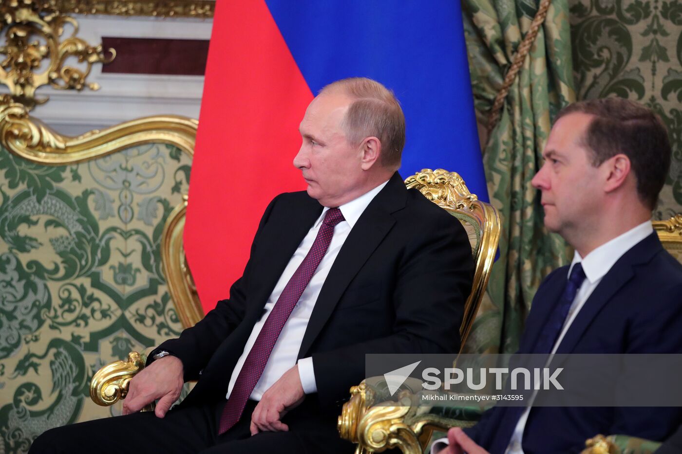 President of Russia Putin meets with Belarus President Lukashenko